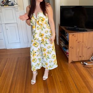 Cute socialite lemon romper
